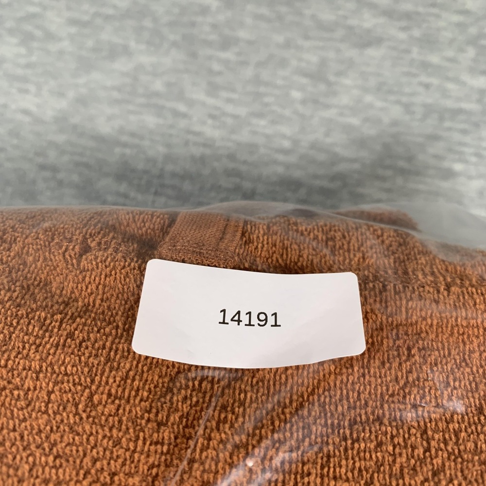 Outerknown Hoodie Sweatshirt Mens Large Orange 1/4 Zip Pullover Kangaroo Pocket - Picture 11 of 11
